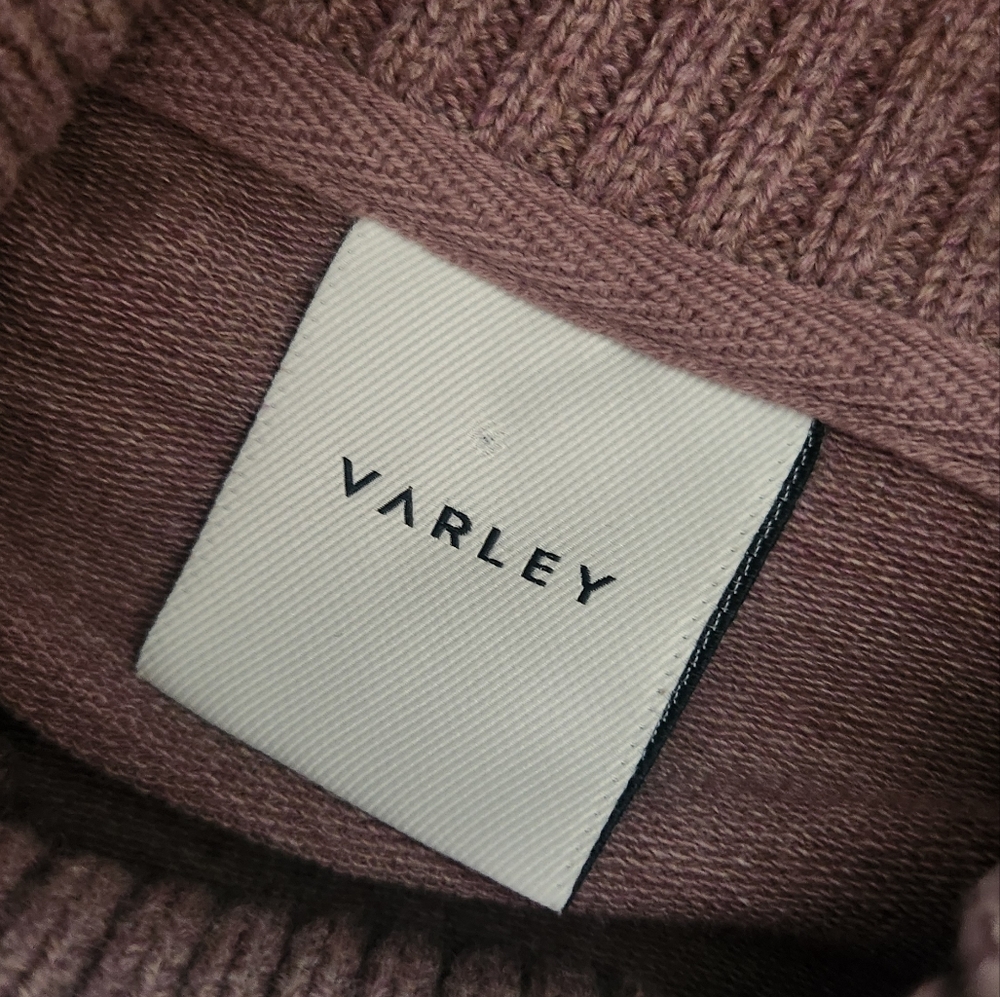 Varley Mauve Turtleneck Sweatshirt - Picture 9 of 16